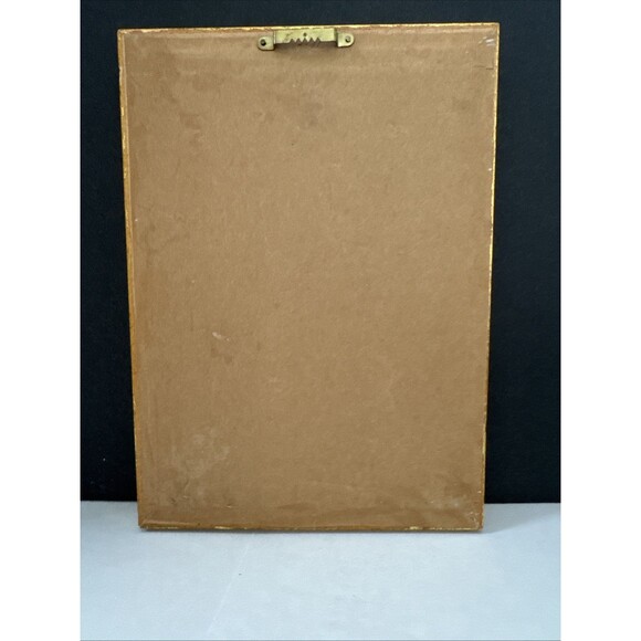 Vintage Finished Girl Hummel Swans Wall Decor Art Framed 7.5”x10.5” Handmade - Picture 3 of 6